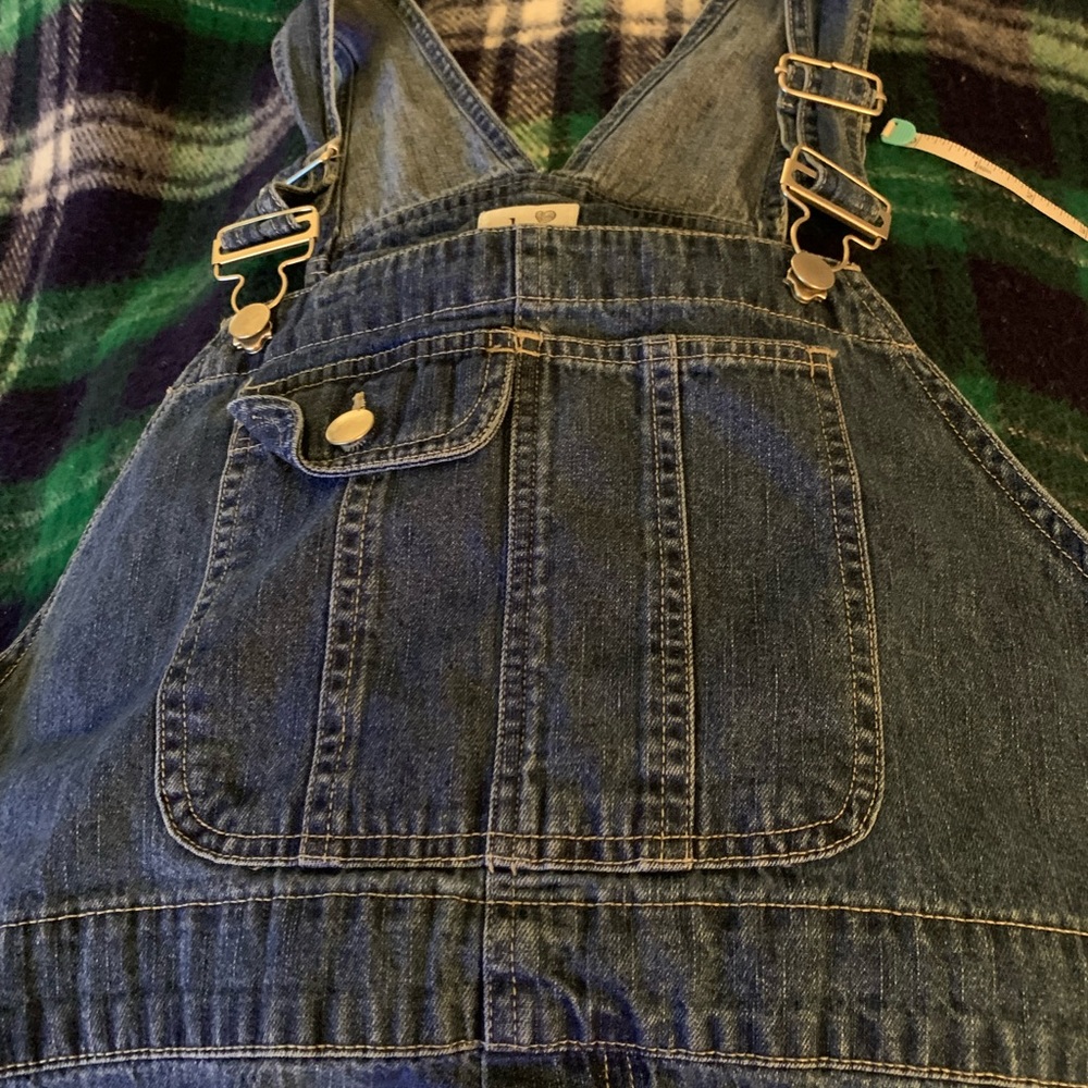 Denim overalls